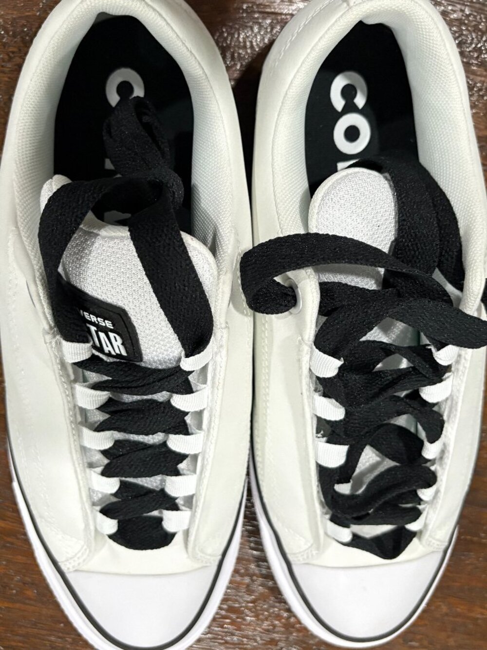 Converse Chuck Taylor All Star Low Puff White Black Men's sz 10.5 NEW
